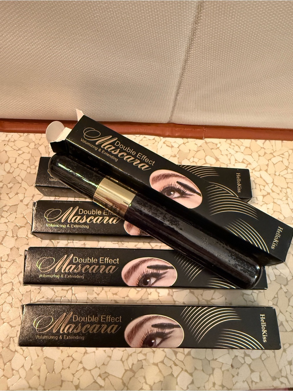 Hellokiss Double Effect Mascara Volumizing Lengthening Black 9g No.9801 Lot of 5